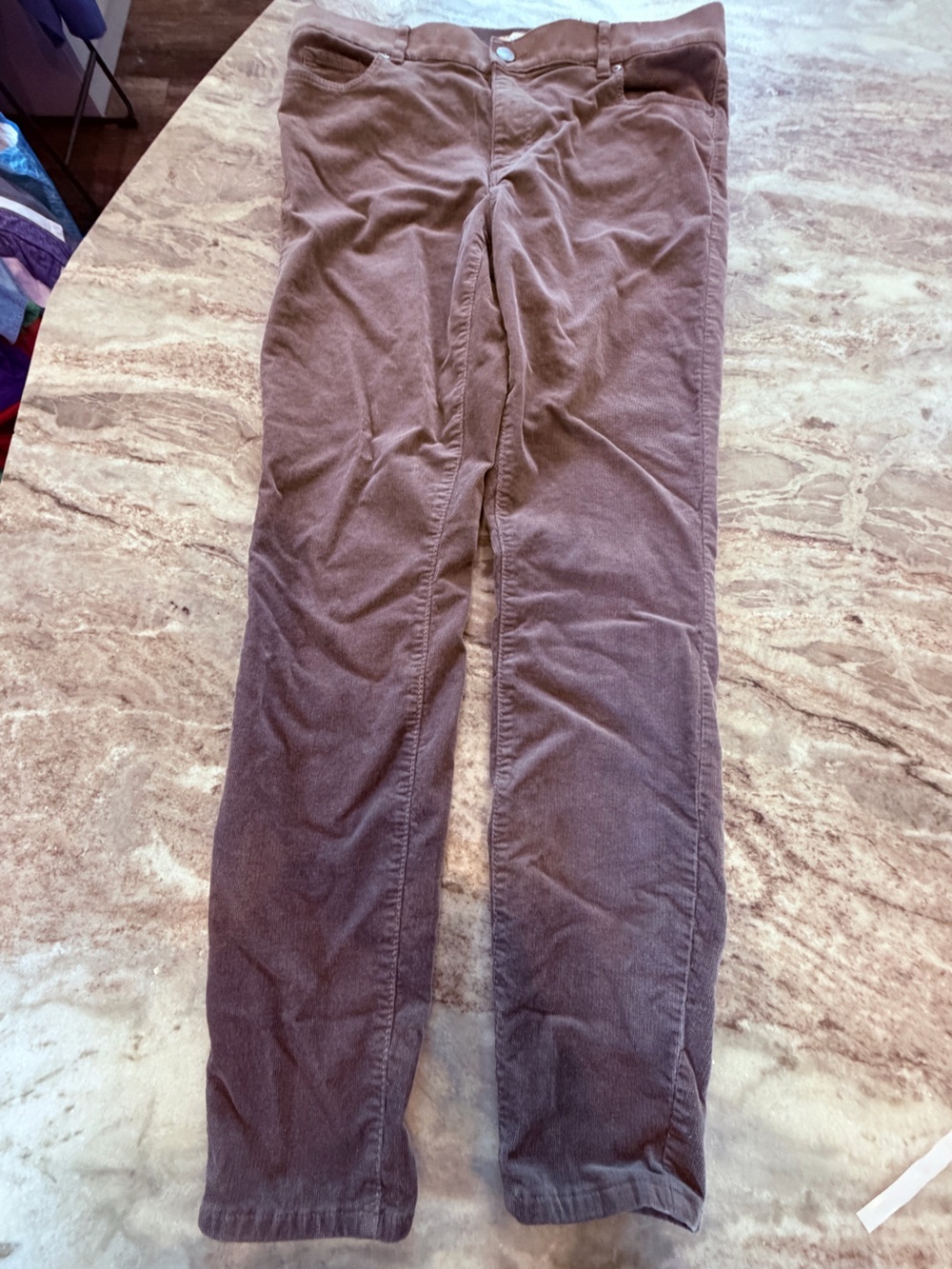 LOFT Modern Skinny Pants Women Size 10 Brown Stretch Ankle Pants